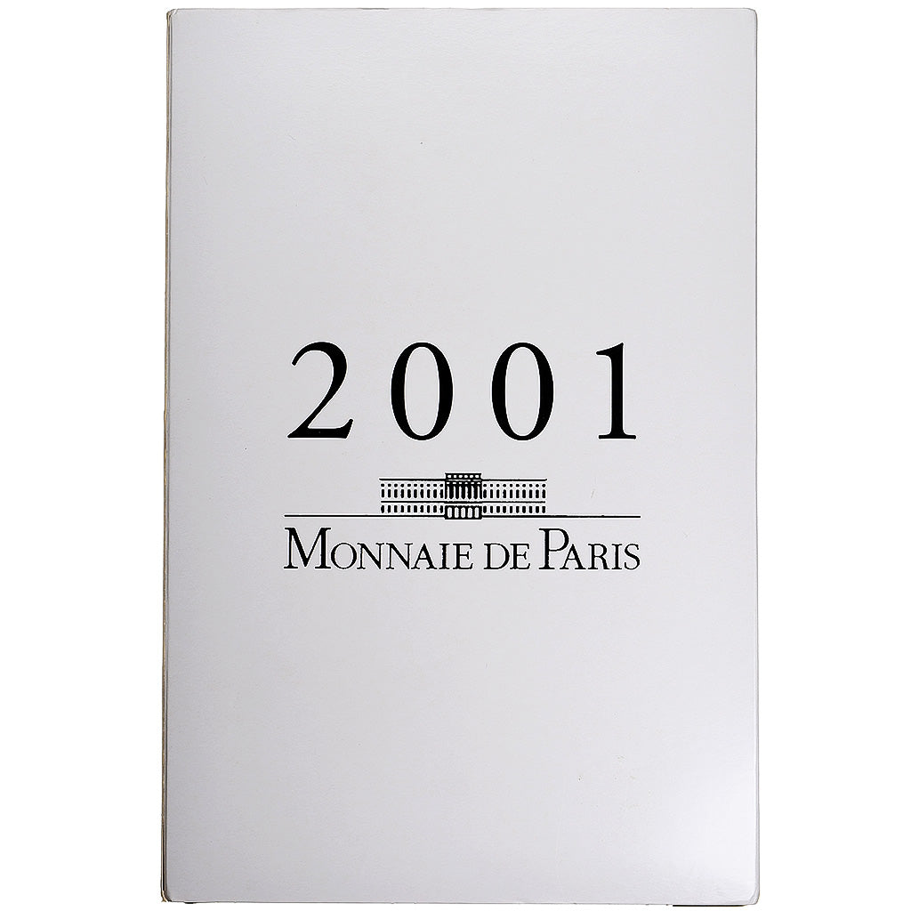Francia, Coffret 1 c. à 100 frs., 2001, Monnaie de Paris, FS, N.C., FDC