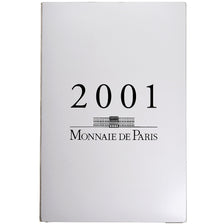 France, Coffret 1 c. à 100 frs., 2001, Monnaie de Paris, BE, FDC