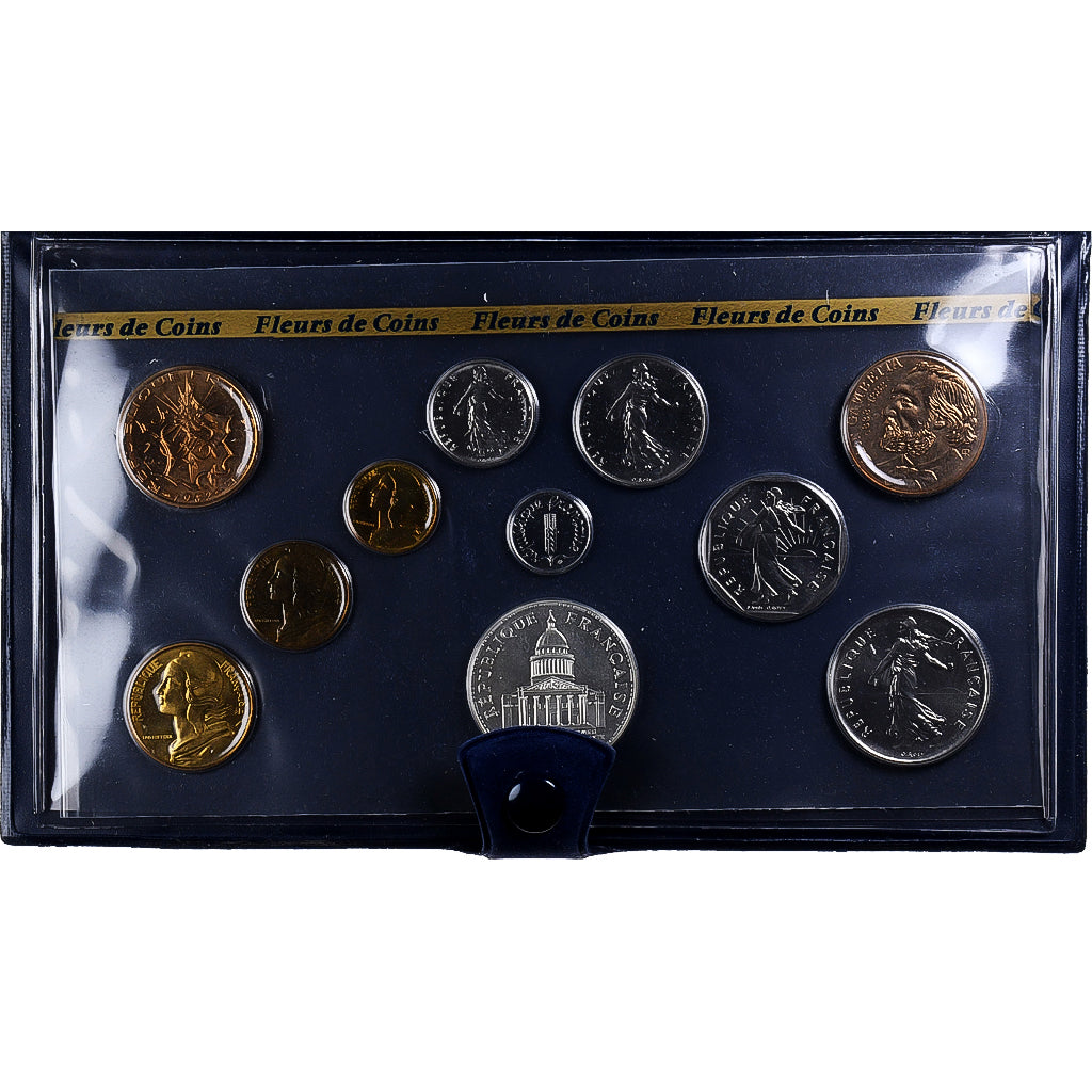 France, Coffret 1 c. à 100 frs., 1982, Monnaie de Paris, FDC, MS(65-70)