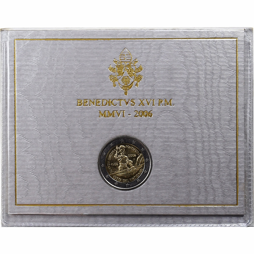 Vatican, Benoît XVI, 2 Euro, BU, 2006, Rome, Bi-Metallic, MS(65-70)