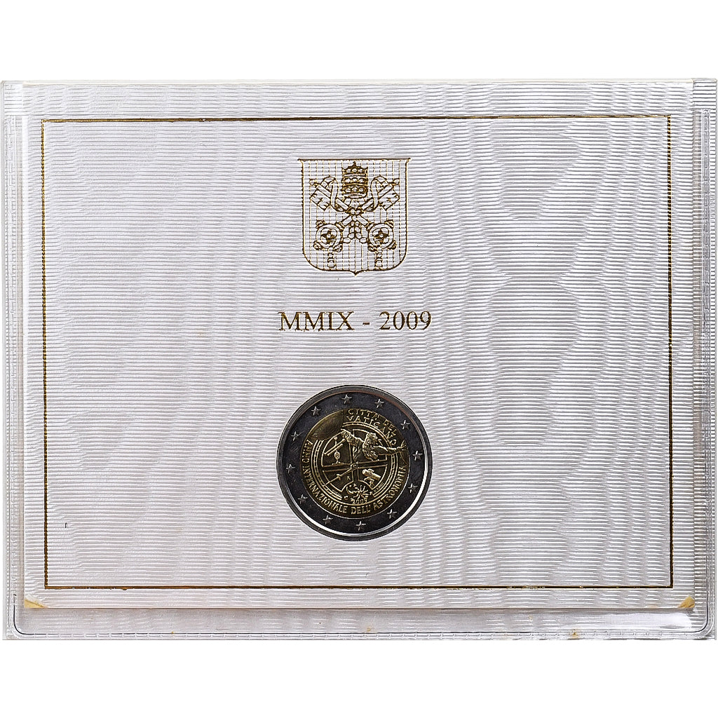 Vatican, Benoît XVI, 2 Euro, BU, 2009, Rome, Bi-Metallic, MS(65-70)