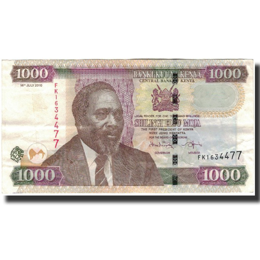 Banknote, Kenya, 1000 Shillings, 2010-07-16, KM:51e, EF(40-45)