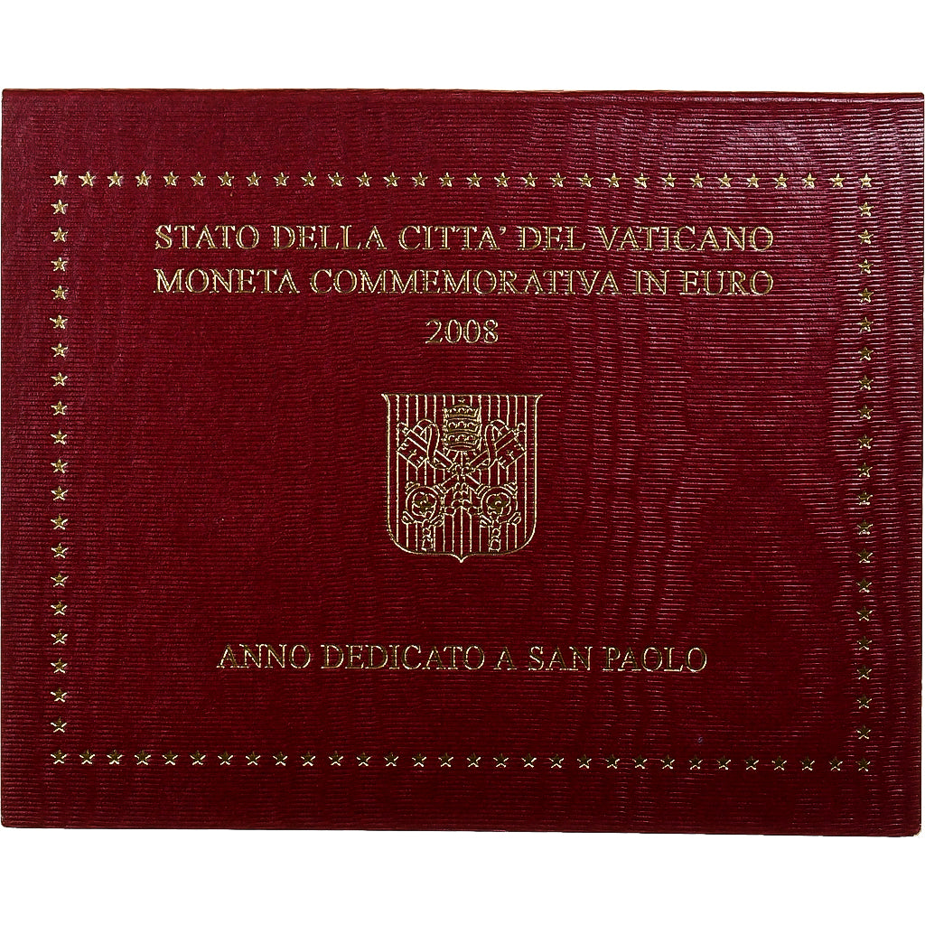 Vatican, Benoît XVI, 2 Euro, BU, 2008, Rome, Bi-Metallic, MS(65-70)