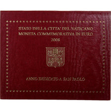 Vatican, Benoît XVI, 2 Euro, BU, 2008, Rome, Bi-Metallic, MS(65-70)