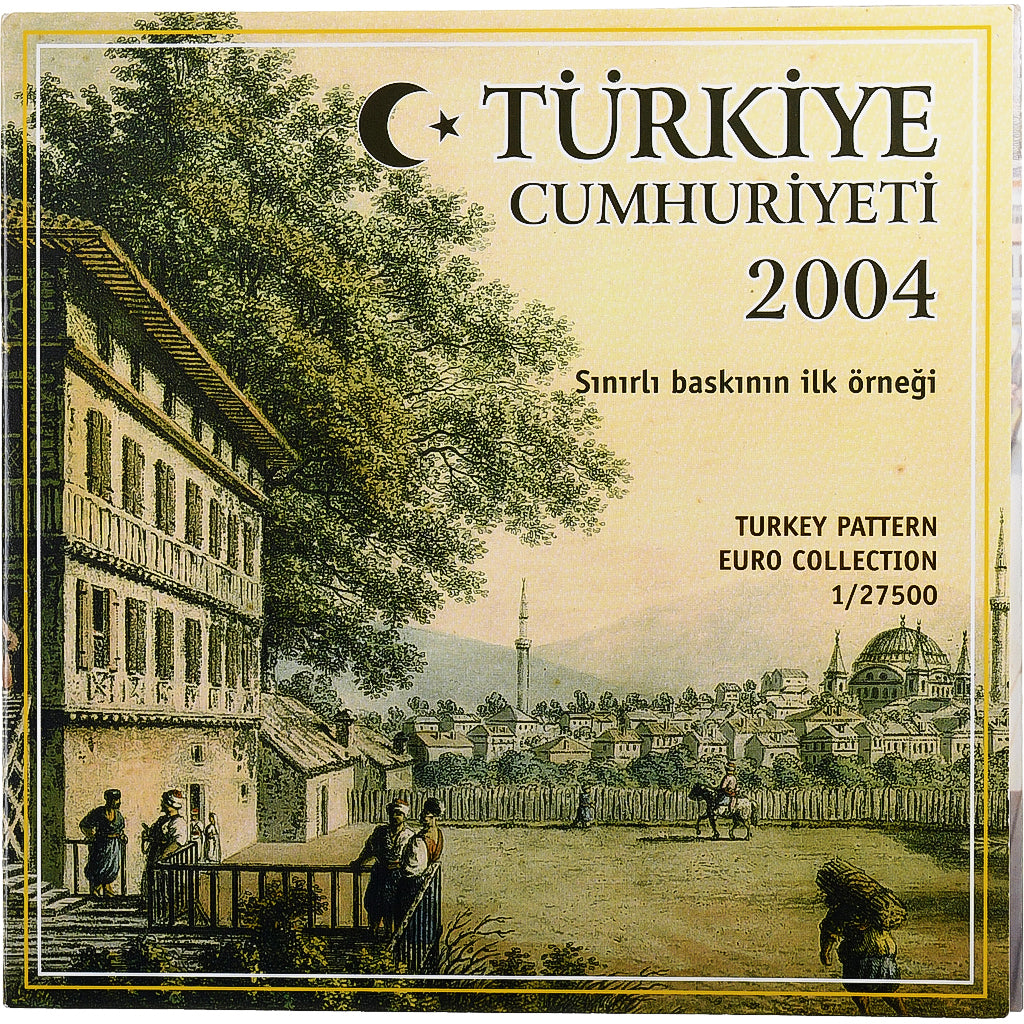 Turkey, 1 Cent to 2 Euro, unofficial private coin, 2004, MS(65-70)