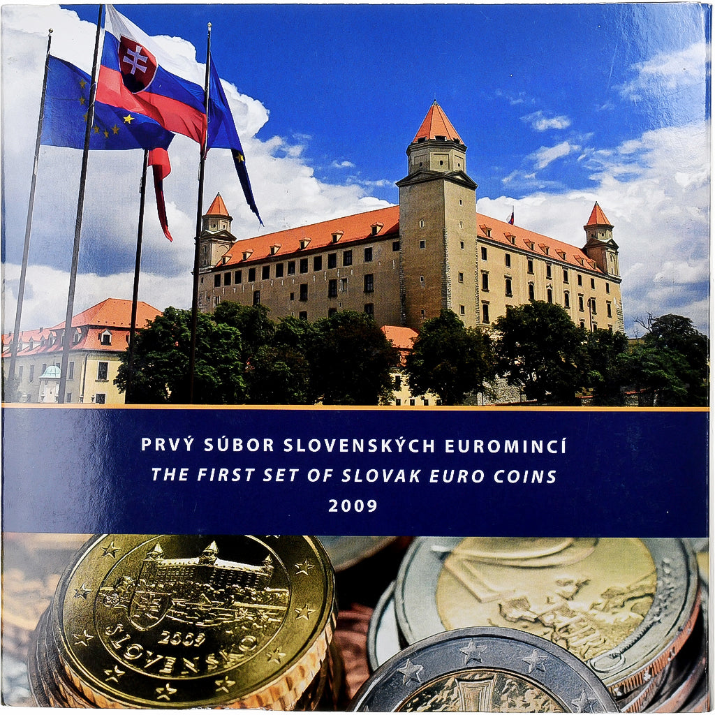 Eslovaquia, 1 Cent to 2 Euro, BU, 2009, Kremnica, Sin información, FDC