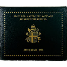 Vatican, Jean-Paul II, 1 Cent to 2 Euro, BU, 2005, Rome, MS(65-70)
