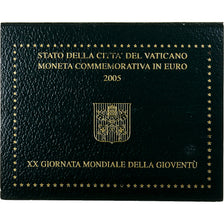 Vatican, Benoît XVI, 2 Euro, BU, 2005, Rome, Bi-Metallic, MS(65-70)