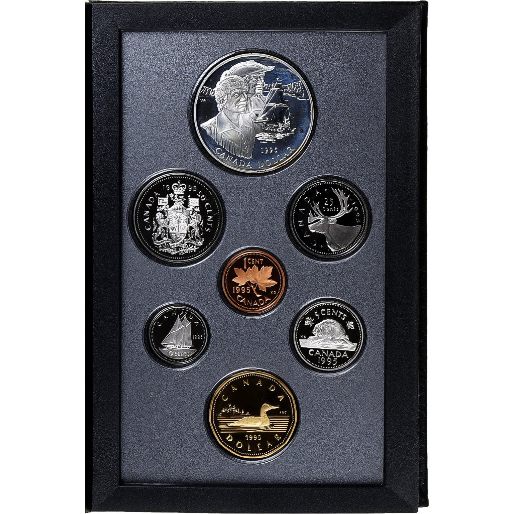 Canada, Elizabeth II, 1 cent to 1$, 1995, Royal Canadian Mint, Proof, ND