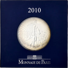 France, 50 Euro, Semeuse, 2010, Monnaie de Paris, Silver, MS(63)