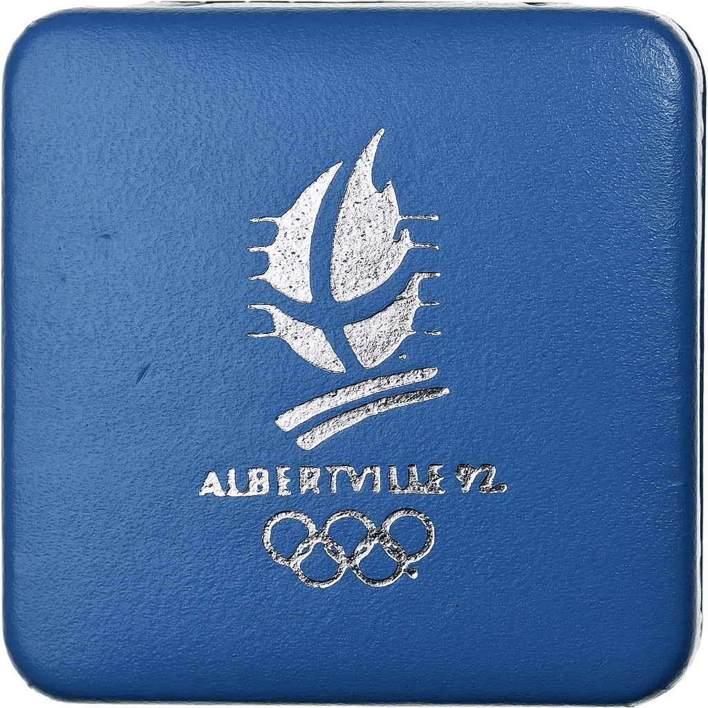 Frankreich, 100 Francs, Albertville - Slalom, 1990, MDP, PP, Silber, STGL