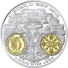 France, Medal, 2000 Ans d'Histoire Monétaire, Louis d'Or, Silver, Proof