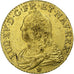 France, Louis XV, Louis d'or aux lunettes, 1728/7, Lyon, Gold, AU(50-53)