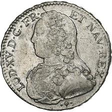 France, Louis XV, 1/2 Ecu aux branches d'olivier, 1730, Bayonne, Silver