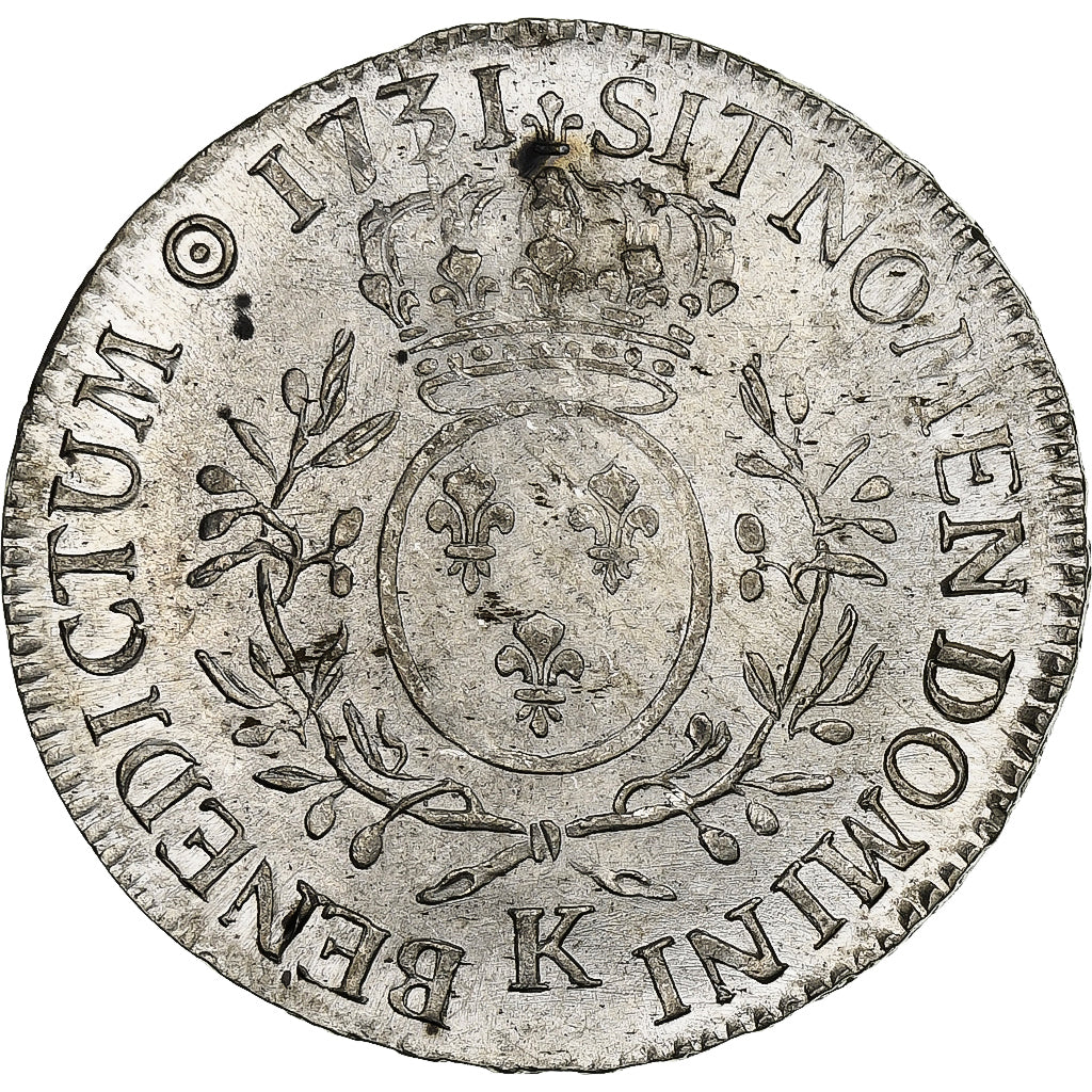 Frankreich, Louis XV, Ecu aux branches d'olivier, 1731, Bordeaux, Silber, SS