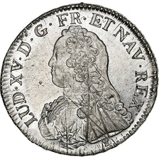 France, Louis XV, Ecu aux branches d'olivier, 1732, Rennes, Argent, SUP