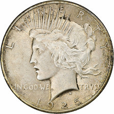 United States, Dollar, Peace, 1925, Philadelphia, Silver, EF(40-45), KM:150