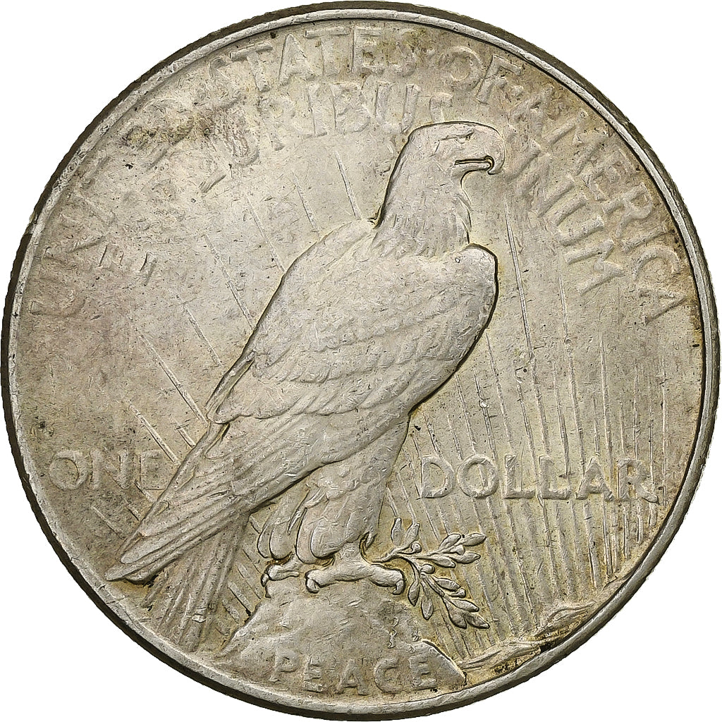 United States, Dollar, Peace, 1925, Philadelphia, Silver, EF(40-45), KM:150