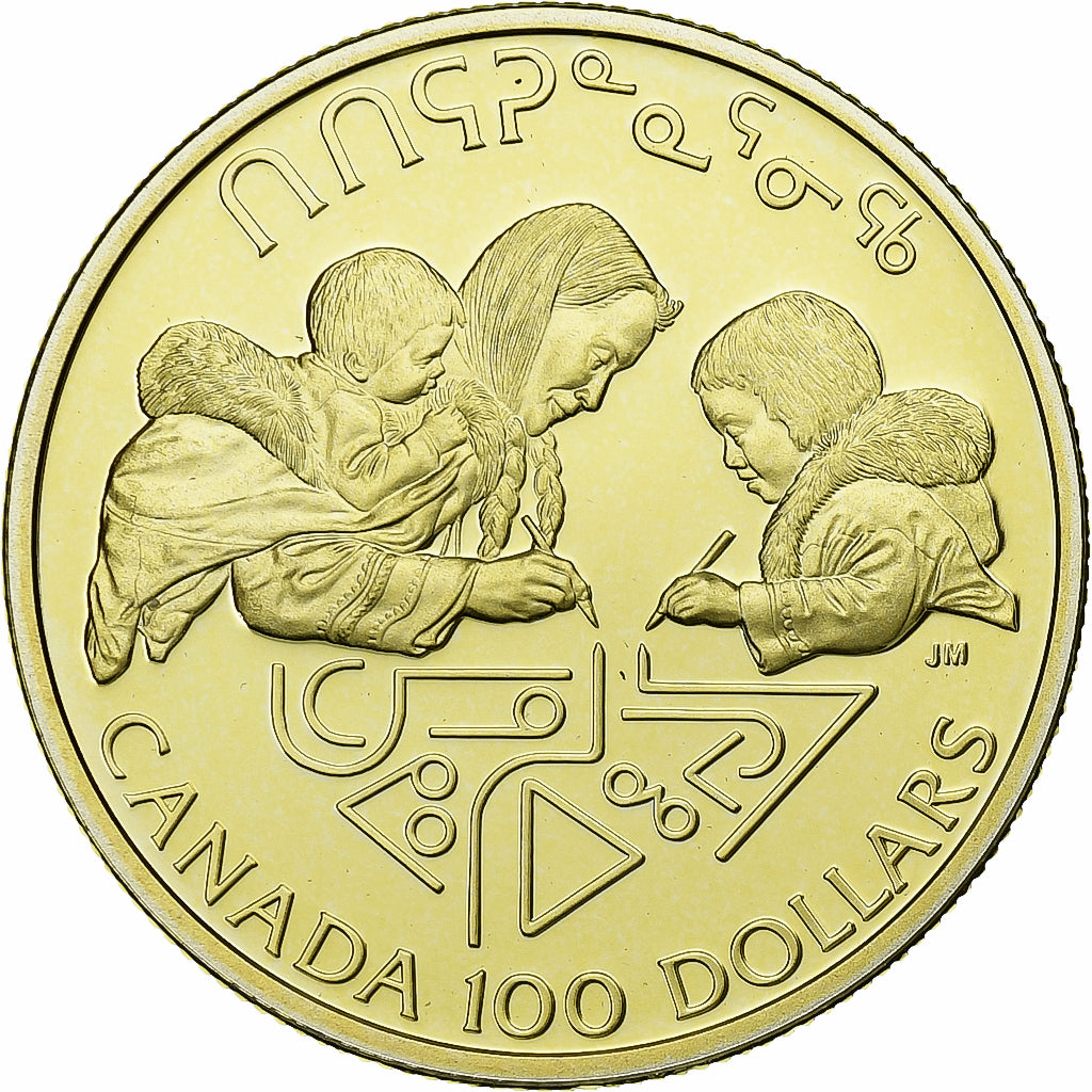Canadá, Elizabeth II, 100 Dollars, Alphabétisation, 1990, Ottawa, Proof
