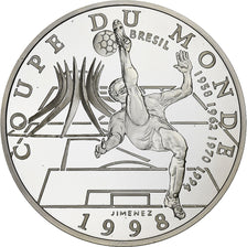 France, 10 Francs, Coupe du monde 98, Brésil, 1998, MDP, Proof, Silver