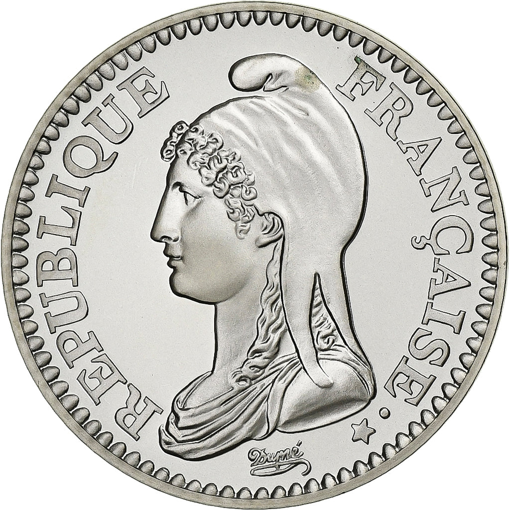 France, Franc, République, 1992, MDP, Proof, Silver, MS(65-70), Gadoury:479