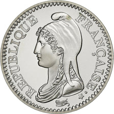 France, Franc, République, 1992, MDP, Proof, Silver, MS(65-70), Gadoury:479