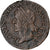 Francia, Louis XIII, Double Tournois, 1642, Cobre, BC+, Gadoury:12