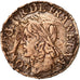 France, Louis XIII, Double Tournois, 1642, Copper, VF(30-35), Gadoury:12