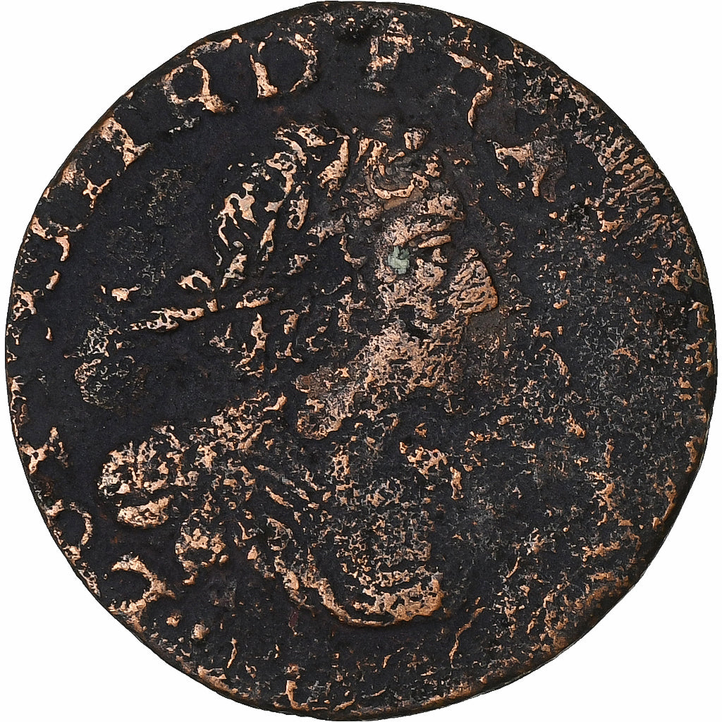 Frankreich, Louis XIII, Double Tournois, 1639, Kupfer, S, Gadoury:11