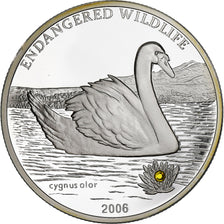 Mongolia, 500 Tögrög, Endangered Wildlife, Swan, 2006, Proof, Silver