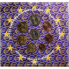 Francia, 1 Cent to 2 Euro, BU, 2002, Monnaie de Paris, Sin información, FDC