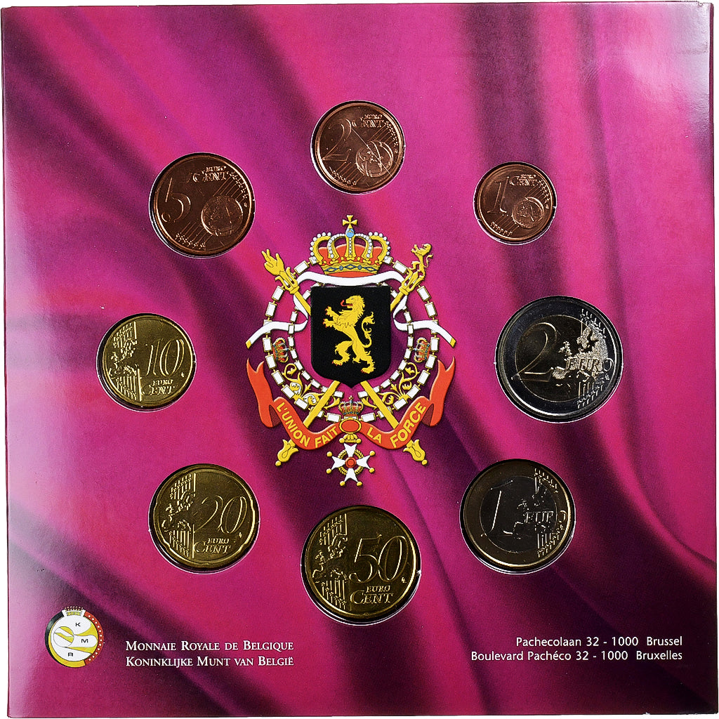 Benelux, 3x 1 ct. - 2€ + Token, Les 3 monarchies, 2011, Sin información, FDC