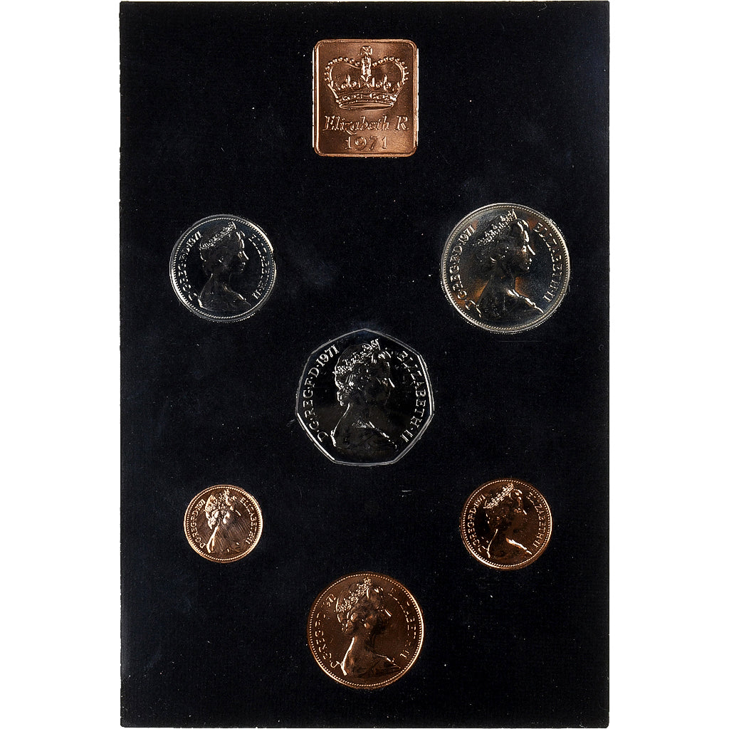 Zjednoczone Królestwo Wielkiej Brytanii, Elizabeth II, 1/2 Penny to 50 Pence