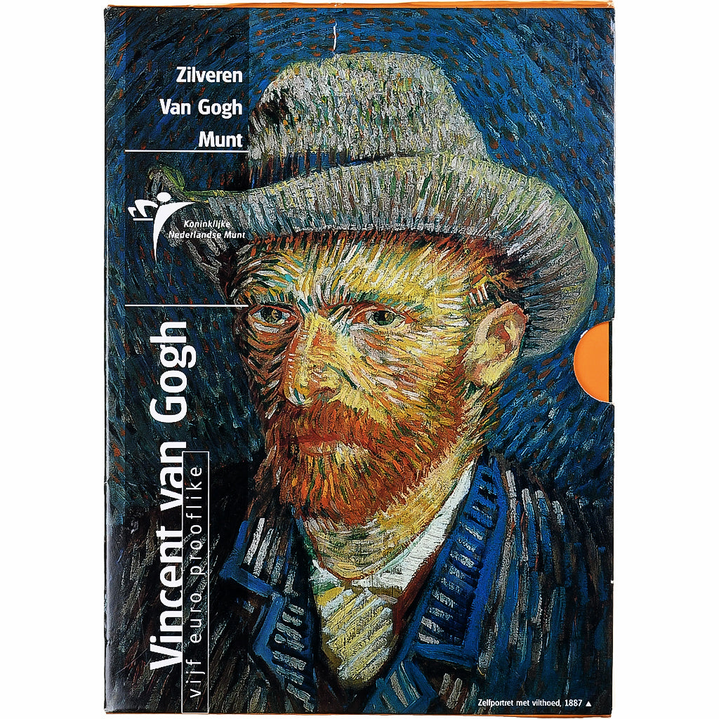 Netherlands, 5 Euro, Van Gogh, BU, 2003, Utrecht, Silver, MS(65-70)