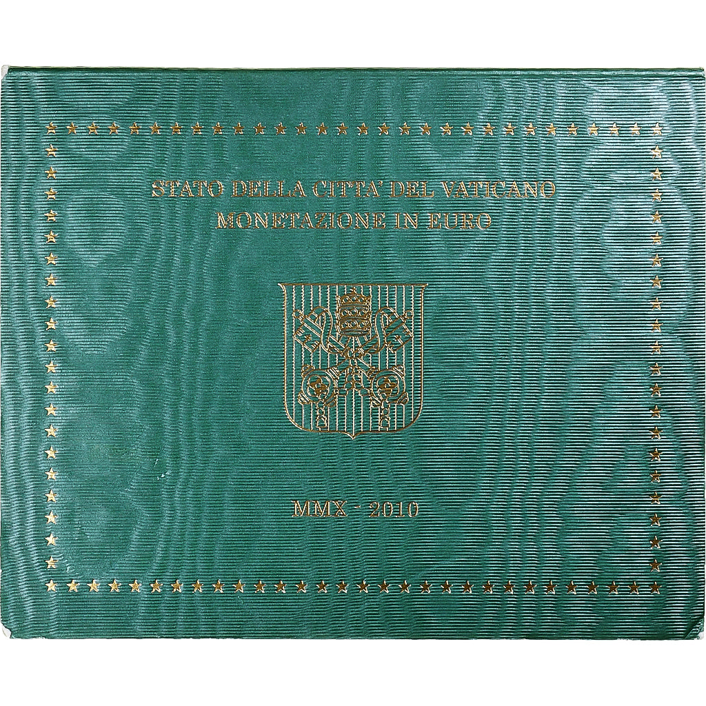 Vaticano, Benoît XVI, 1 Cent to 2 Euro, BU, 2010, Rome, N/D, MS(65-70)