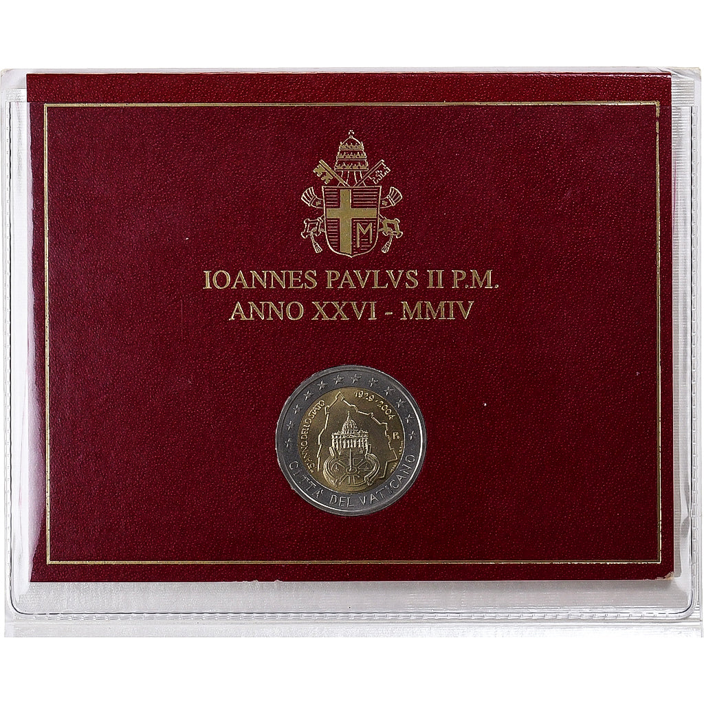 Vatican, Jean-Paul II, 2 Euro, BU, 2004, Rome, Bi-Metallic, MS(65-70)