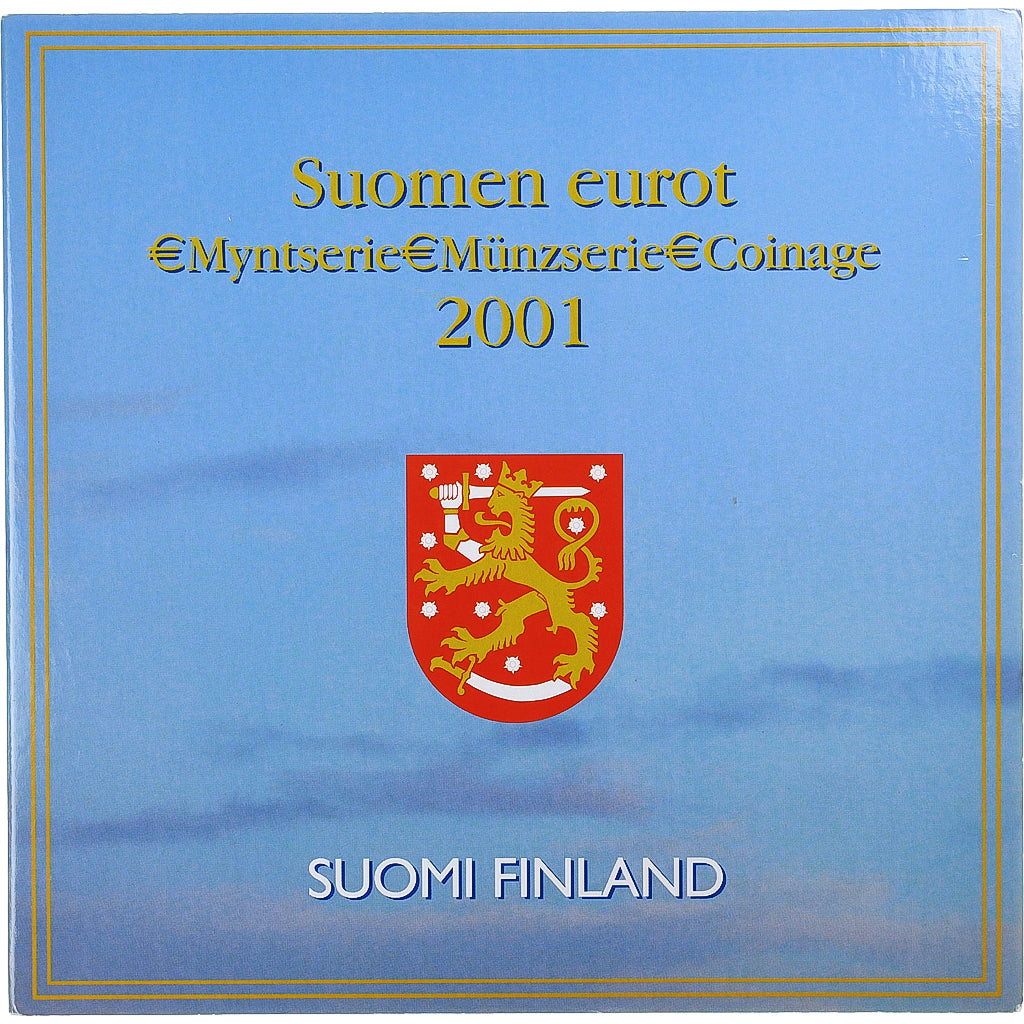 Finnland, 1 Cent to 2 Euro, BU, 2001, Vantaa, STGL