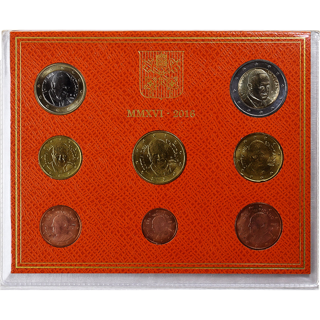 Vatican, Pope Francis I, Set 1 ct. - 2 Euro, BU, 2016, Rome, MS(65-70)