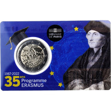 France, 2 Euro, Erasmus, BU, 2022, Monnaie de Paris, Bimétallique, FDC