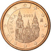 España, Euro Cent, BU, 2003, Madrid, Cobre chapado en acero, SC, KM:1040