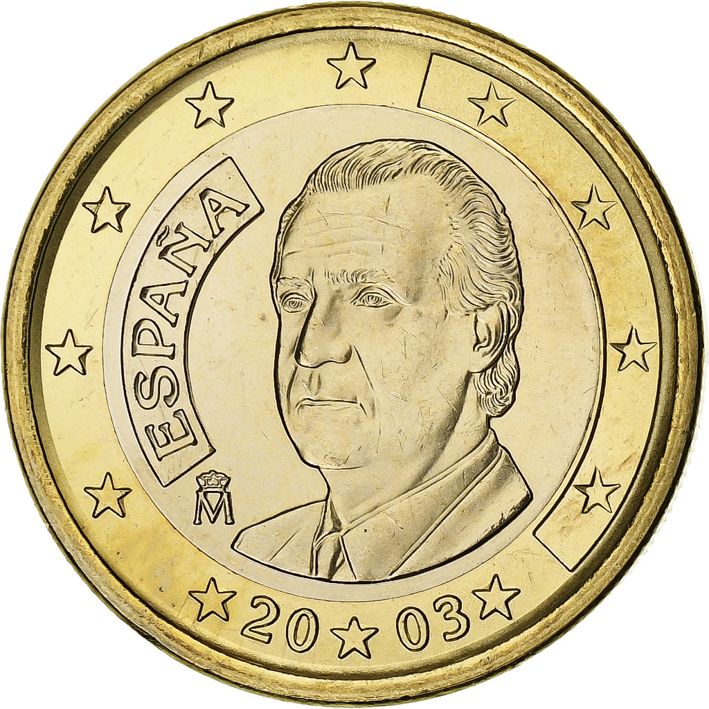 Spanje, Euro, BU, 2003, Madrid, Bi-Metallic, UNC-, KM:1046