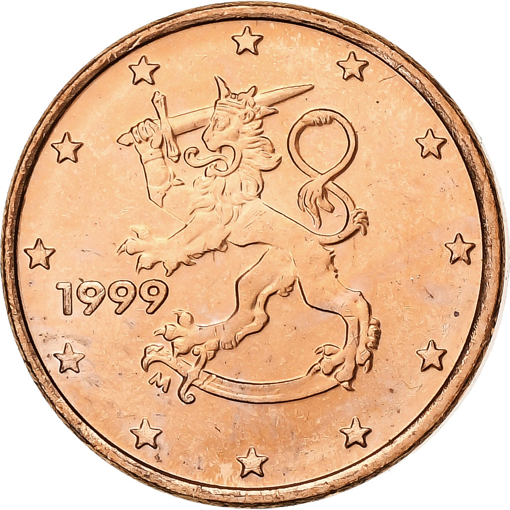 Finnland, Euro Cent, 1999, Vantaa, Copper Plated Steel, UNZ, KM:98