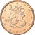 Finlandia, 5 Euro Cent, 1999, Vantaa, Acciaio placcato rame, SPL, KM:100