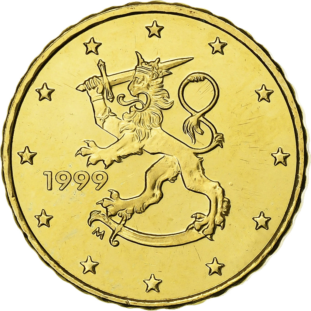 Finnland, 10 Euro Cent, 1999, Vantaa, Nordic gold, UNZ, KM:101