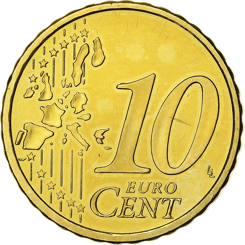 Finnland, 10 Euro Cent, 1999, Vantaa, Nordic gold, UNZ, KM:101