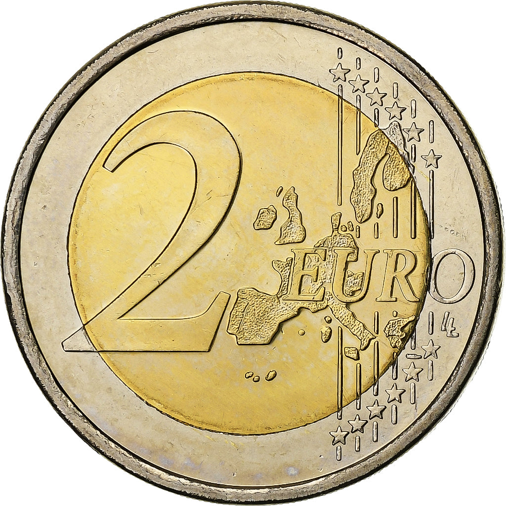 Finland, 2 Euro, Admission à l'ONU, 2005, Vantaa, Bi-Metallic, UNC-, KM:119