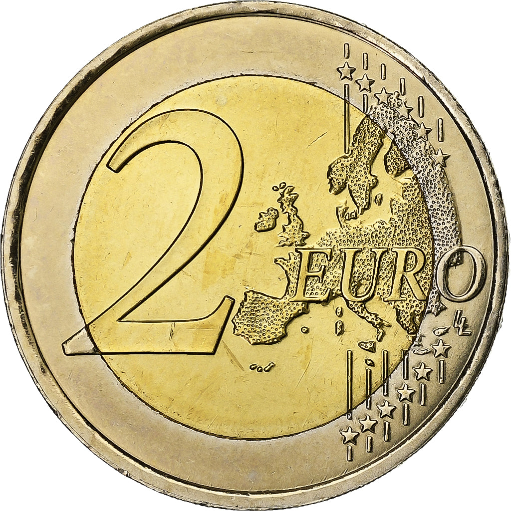 Luxemburgo, 2 Euro, Traité de Rome, 2007, Bimetálico, MS(63), KM:94