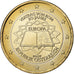 Áustria, 2 Euro, Traité de Rome, 2007, Bimetálico, MS(63), KM:3150