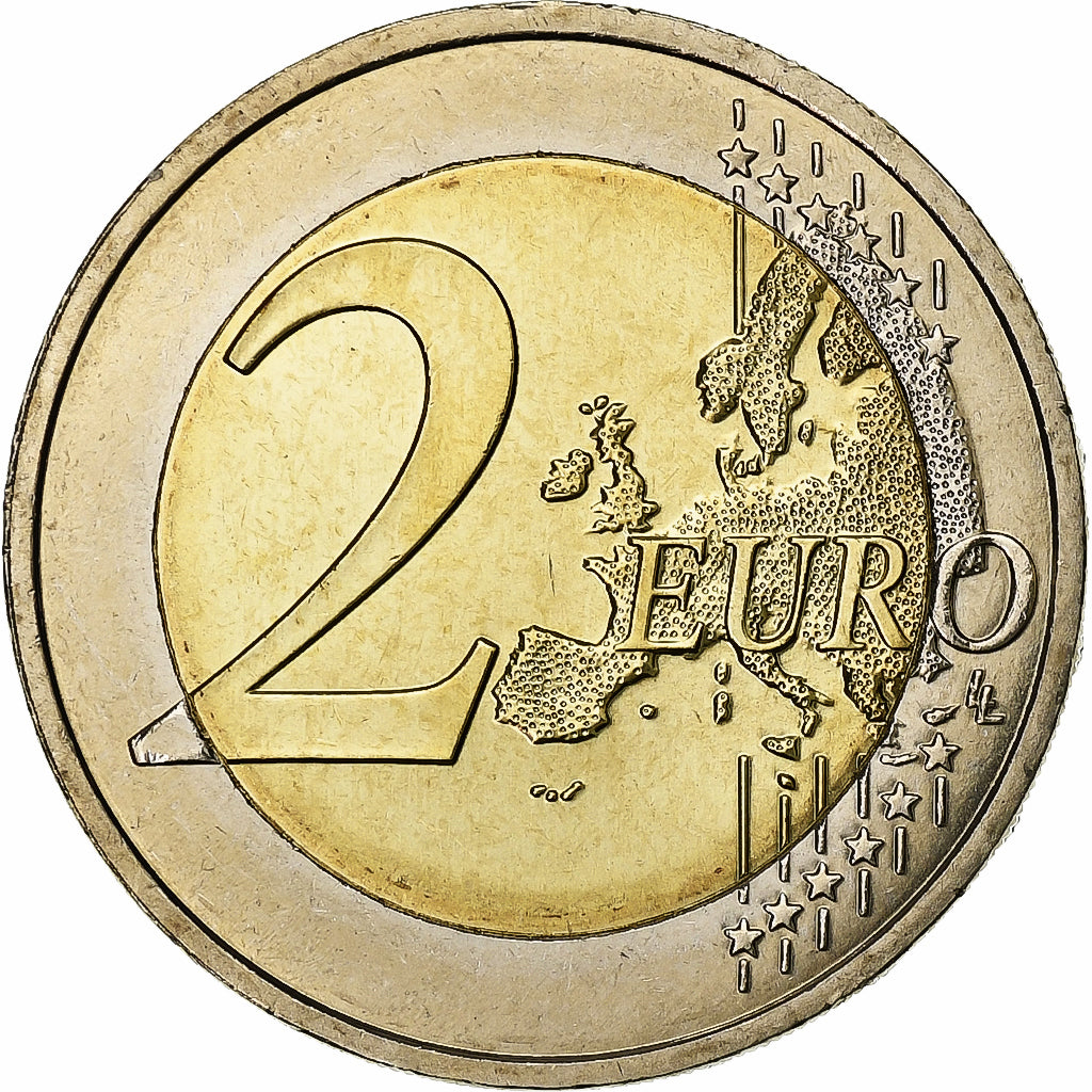 France, 2 Euro, Traité de Rome, 2007, Bi-Metallic, MS(63), KM:1460
