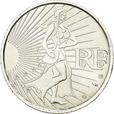 France, 10 Euro, Semeuse, 2009, Monnaie de Paris, Silver, MS(65-70), KM:1580